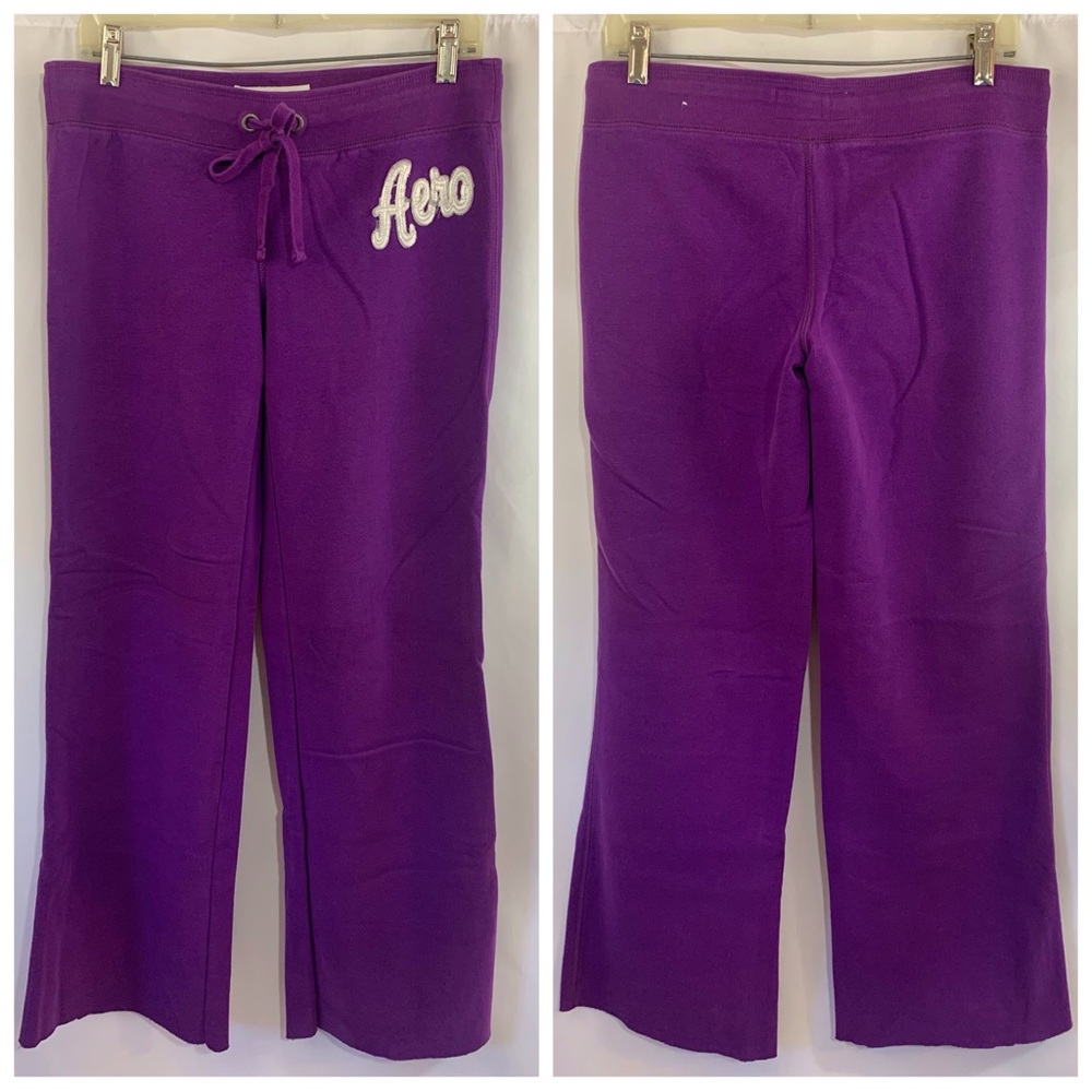 Aeropostale Wide Leg Workout Lounge Pants Size Small Petite - Picture 8 of 8
